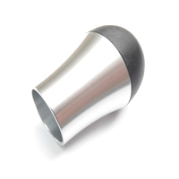 20mm Silver Aluminium Butt Cap