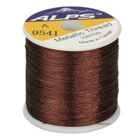 Alps Metallic Thread 100Yrd Bronze