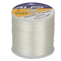 Alps Metallic Thread 100Yrd Pearl White