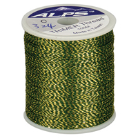 Alps Trimer Thread 100Yrd Green/Gold