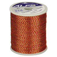 Alps Trimer Thread 100Yrd Red/Gold