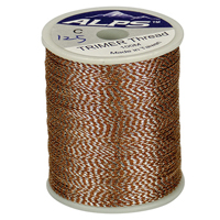 Alps Trimer Thread 100Yrd Brown/Silver